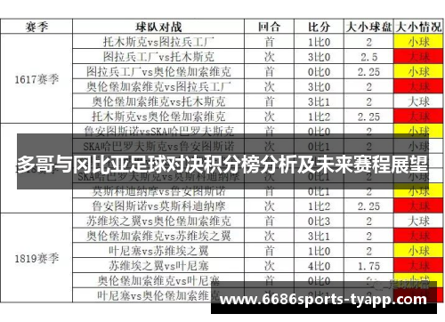 多哥与冈比亚足球对决积分榜分析及未来赛程展望